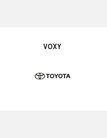 toyota voxy hybrid 2017-2018 owners manual in english